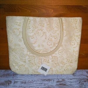 Nordstrom handbag with lace front